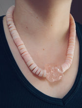 Load image into Gallery viewer, A Cube of Rough Hewn Rose Quartz