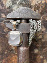 Load image into Gallery viewer, Pendant of a Frosted Pyramid Quartz Crystal