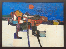 Load image into Gallery viewer, Blue Sky with Orange Sun