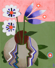 Load image into Gallery viewer, Flowers in a Jazzy Vase