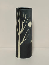 Load image into Gallery viewer, Owl, Moon and Tree Tall Vase