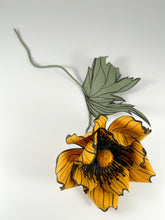 Load image into Gallery viewer, Sustainable Poppy Flower : Saffron Yellow