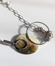 Load image into Gallery viewer, Green Dot Enamel : Kinetic Pendant