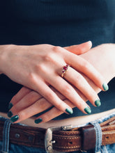 Load image into Gallery viewer, Three Stone Hot Pink Spinel Ring