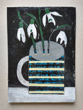 Load image into Gallery viewer, Snowdrops and Striped Mug