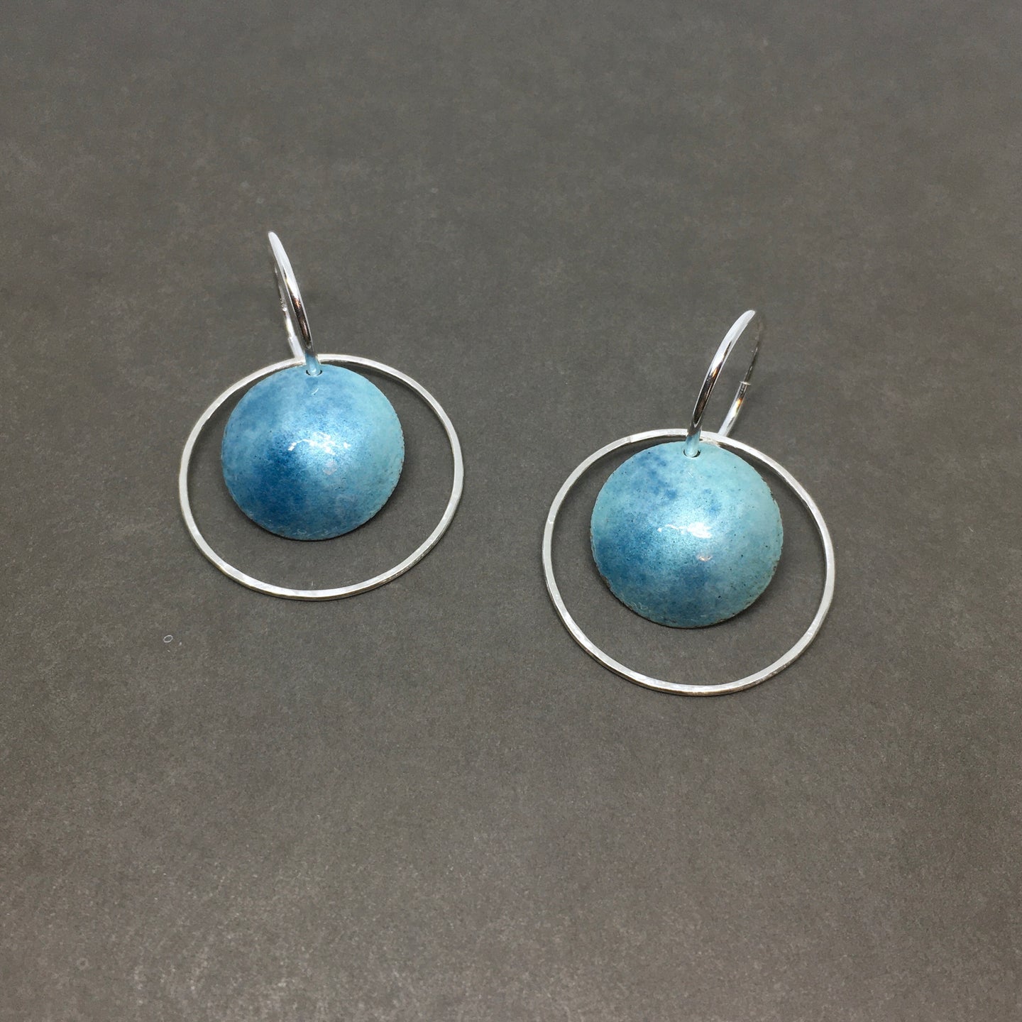 Super Blue Moon Hoop Earrings