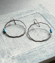 Load image into Gallery viewer, Crinkle hoops - large