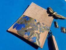 Load image into Gallery viewer, Peonies and Swallowtails clutch/purse