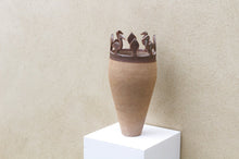 Load image into Gallery viewer, Birds and Leaves Tall Vase