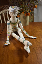 Load image into Gallery viewer, Multicolour Floral Embroidered Figure