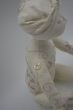 Load image into Gallery viewer, Tan Cotton Embroidered Figure