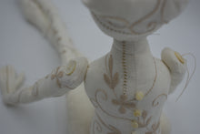 Load image into Gallery viewer, Tan Cotton Embroidered Figure