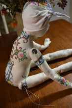 Load image into Gallery viewer, Multicolour Floral Embroidered Figure