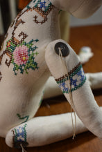 Load image into Gallery viewer, Multicolour Floral Embroidered Figure