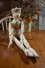 Load image into Gallery viewer, Floral Embroidered Figure