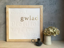 Load image into Gallery viewer, Gwlad Gwlad : 24ct gold on white