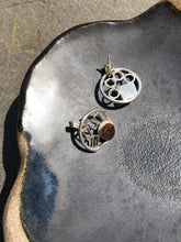 Load image into Gallery viewer, Tagua Assymetry Stud Earrings