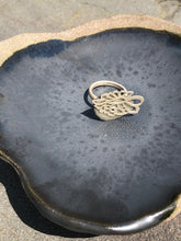 Load image into Gallery viewer, Tagua and Silver Filigree Dress Ring