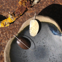 Load image into Gallery viewer, Tagua Drop Earrings