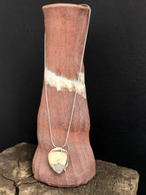 Load image into Gallery viewer, Tagua with silver multi functional pendant/brooch