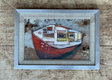 Load image into Gallery viewer, 7CV Red and Black Boat on Driftwood