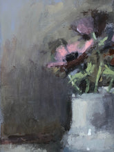 Load image into Gallery viewer, Ancient tin glazed jug holding anemones