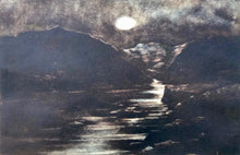 Load image into Gallery viewer, Moonlight over estuary.