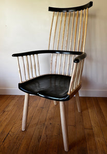 Ash, Natural and Pickled Oak ‘Cradley’ Tallback Chair.