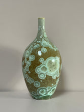 Load image into Gallery viewer, Small Green Crystalline Vase