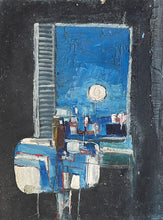 Load image into Gallery viewer, Still Life, Open Window with Full moon