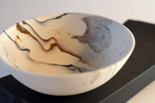 Load image into Gallery viewer, Geological Rocking Bowl on Black Porcelain Plinth
