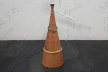 Load image into Gallery viewer, Pear wood ring box with boxwood collar