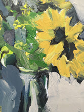 Load image into Gallery viewer, Sunflowers in vase