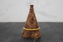 Load image into Gallery viewer, Burr elm ring box with boxwood collar