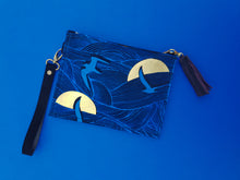 Load image into Gallery viewer, Birds and Sunset : Electric Blue and Gold