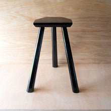 Load image into Gallery viewer, Black stool in pine 03