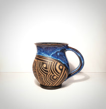 Load image into Gallery viewer, Black Sgraffito Mugs