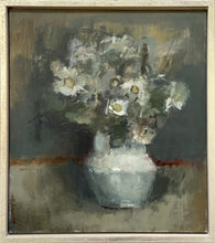 Load image into Gallery viewer, Ancient tin glazed jug holding daisies
