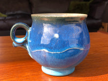 Load image into Gallery viewer, Rich Cobalt Blue Stoneware Mug