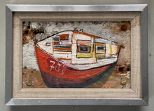 Load image into Gallery viewer, 7CV Red and Black Boat on Driftwood
