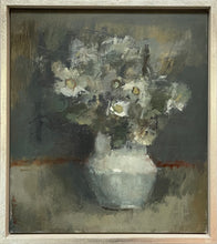 Load image into Gallery viewer, Ancient tin glazed jug holding daisies