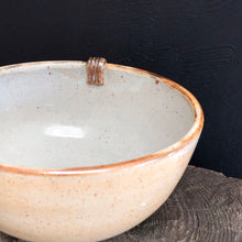 Load image into Gallery viewer, Unique stoneware Bowl with single lug