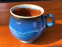 Load image into Gallery viewer, Rich Cobalt Blue Stoneware Mug