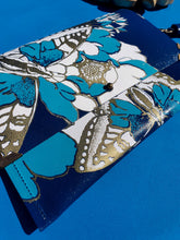 Load image into Gallery viewer, Peonies and Swallowtails clutch/purse