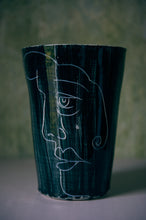 Load image into Gallery viewer, Sgraffito Vase 42