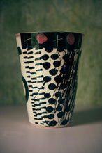 Load image into Gallery viewer, Sgraffito Vase 58