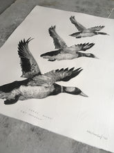 Load image into Gallery viewer, Tair Hwyaden : Three Ducks