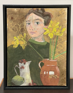 Betty with Jug and Daffodils