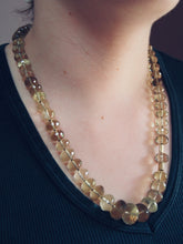 Load image into Gallery viewer, Champagne Finely Faceted Quartz Beads
