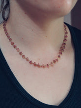 Load image into Gallery viewer, Pink Tourmaline Button Shaped Beads
